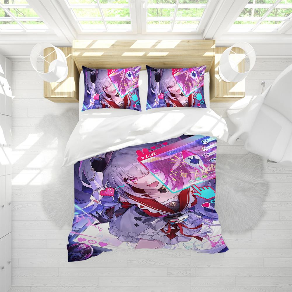 Sparxie Honkai Star Rail Game Duvet Cover Set Soft Wash Bed 3 Piece Summer Comfortable Student Dormitory Home Baby Bedding Best