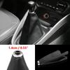 uxcell Universal PVC Faux Leather Shift Knob Cover Gear Shifter Knob Cover Dust Boot Cover for Car
