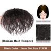 LUPU Synthetic Hair Pieces With Bangs Natural Black Brown Clip In Hair Extensions Hairpieces Heat Resistant Fiber For Women