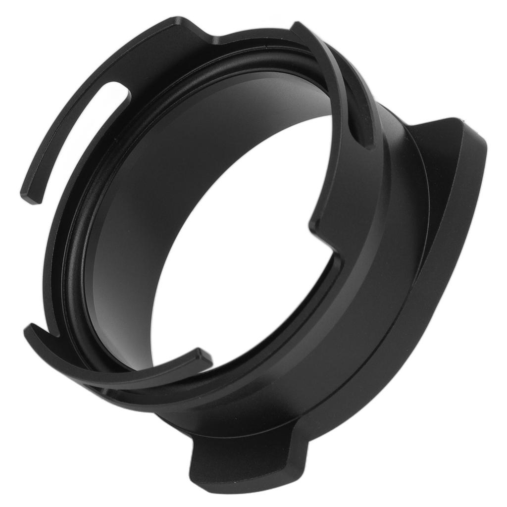 Imbuto di dosaggio per portafiltro caffè da 54 mm in lega di alluminio, imbuto di dosaggio girevole, accessori per macchine da caffè