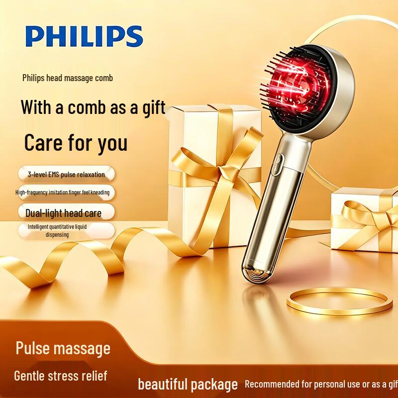 Philips Smart Scalp Massager Comb CN plug (adapter included)