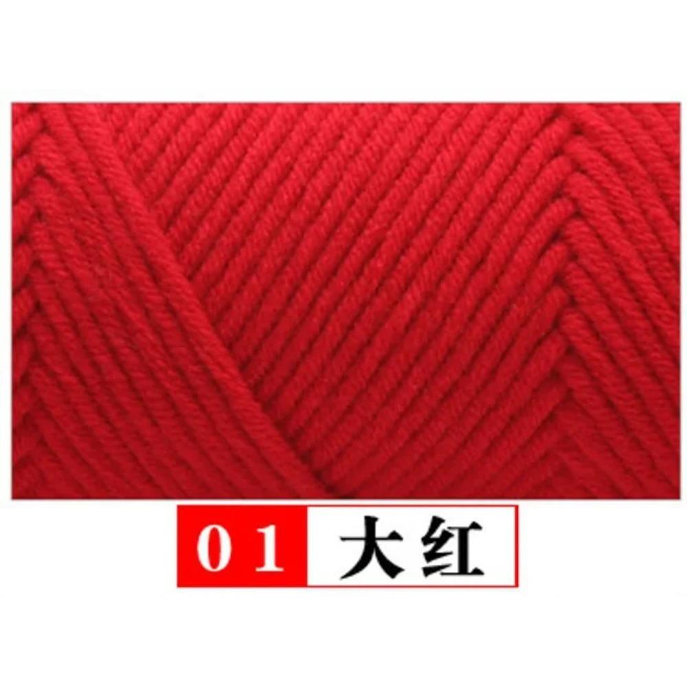 

100 г Пряжа Pure Colour Lover Мягкая молочная хлопковая пряжа Шерстяная пряжа 8 сложений Нить для вязания шарфа Шерсть Ручная работа DIY Шарфы Подарок