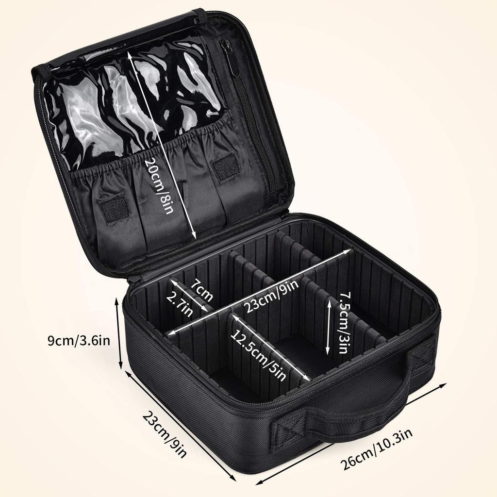Travel Makeup Case Professional Train Cases Artist Storage Bag Portable Make Up Tool Boxes Brushes Cosmetic Bags