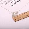 100Pcs/Pack 34x20mm Openwork Leaf Metal Flower Frame Pendant Charm DIY UV Resin Necklace Jewelry Making