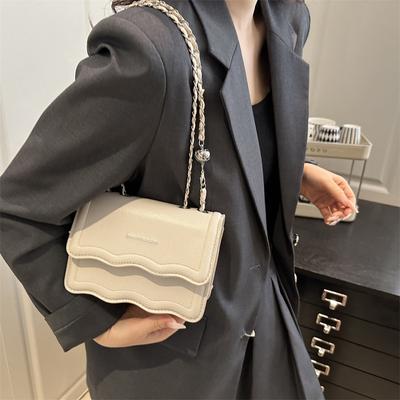 Hochwertige Textur Nischen-Design Tasche Damen 2025 Neu Trendig Vielseitig Ins Kette Umhängetasche Schulter Kleine Quadratische Tasche