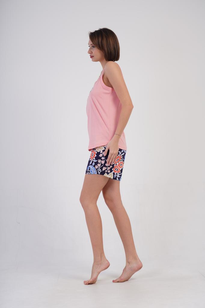 Women's Pajama Shorts On Straps Vienetta Cotton 4XL Loose Comfortable