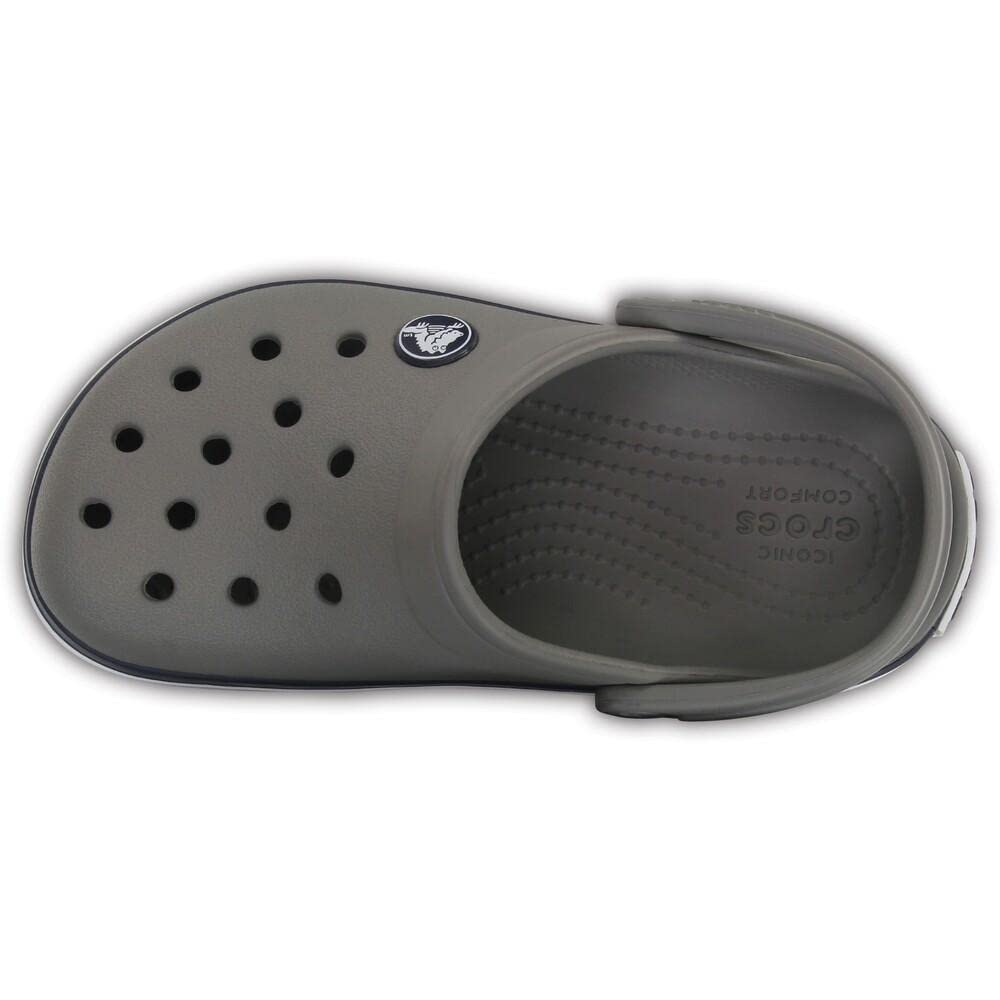 Crocs Crocband™ Clog Toddler Sandals, Smoke/Navy, 13cm