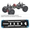 Aluminium Alloy Carbon   Battery Mount Plate for   SCX10  01   D90 1Celsius10 Scale RC Car (Black)