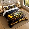 Conjunto de Roupa de Cama 1 Capa de Edredom 2 Fronhas Estampa JCB Roupa de Cama Macia Decoração de Quarto