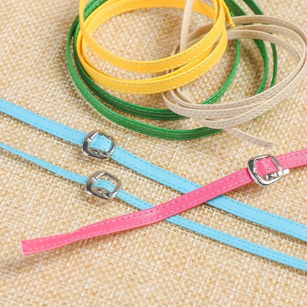 Handmade Belt Material Doll Waist Belts Super Mini Doll Bag Belt Kids Educational Toy Clothes Accessory Length 50Cm Width 3/5Mm
