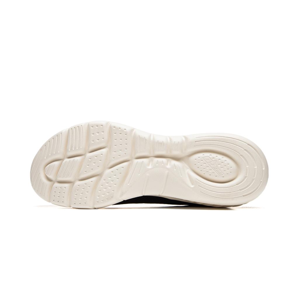 Li Ning Easy Flex Comfortable Versatile Non-Slip Wear-Resistant Breathable Low-Top Running Shoes Men sneaker Black White ARSU047-1