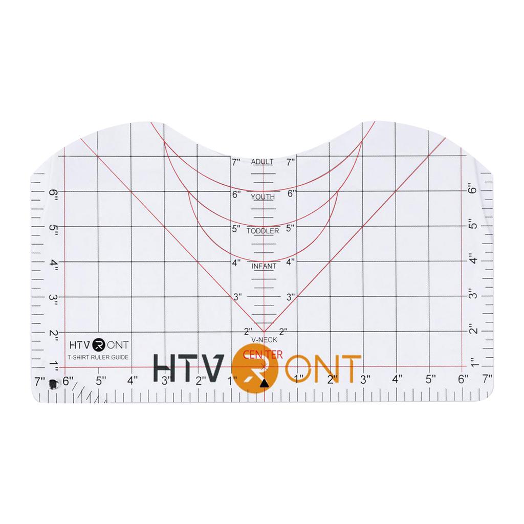 Tshirt Ruler Guide for Vinyl Alignment and Center Designs T Shirt Ruler Alignment Tool Placement for Heat Pressing