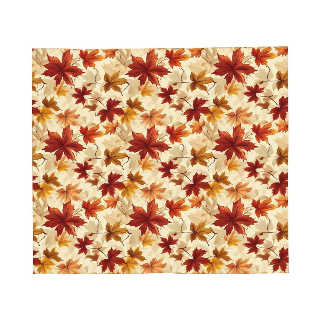 Maple Fallen Leaves Flannel Blankets Colorful Funny Throw Blanket for Sofa Bedding Lounge 200x150cm Bedspread