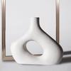 1pc Nordic Ceramic Vase Simple Flower Ornaments Home Decor Personality Plant Pot Living Room Desktop Decoration