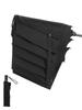 KIZAWA Folding Automatic Folding Level 5 Water Rain Umbrella with 8 65cm Main Rib Umbrella, Shape-Resisting, One-Touch Open/Close, Large, Men's,