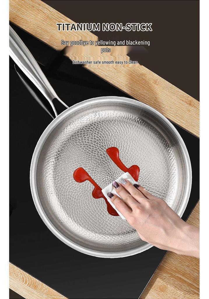 Padella Piatta in Titanio: Non rivestito, Antiaderente, Rimovibile, Compatibile con fornelli a gas, Realizzato in lega di titanio. Perfetto per Bistecche e Cucina Casalinga.