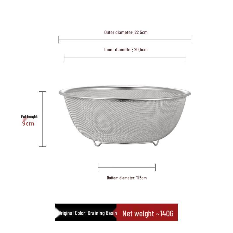 Zhangxingzhe Thickened 304 Stainless Steel Mixing Bowl