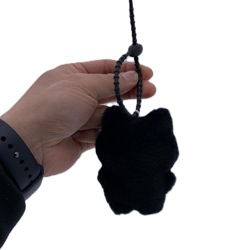 1-3 pièces Chat Noir Peluche Joli Pendentif kawaii Petit Porte-clés en Peluche pour Décoration de Sac d'École Mini Choses Mignonnes Cadeau d'Anniversaire