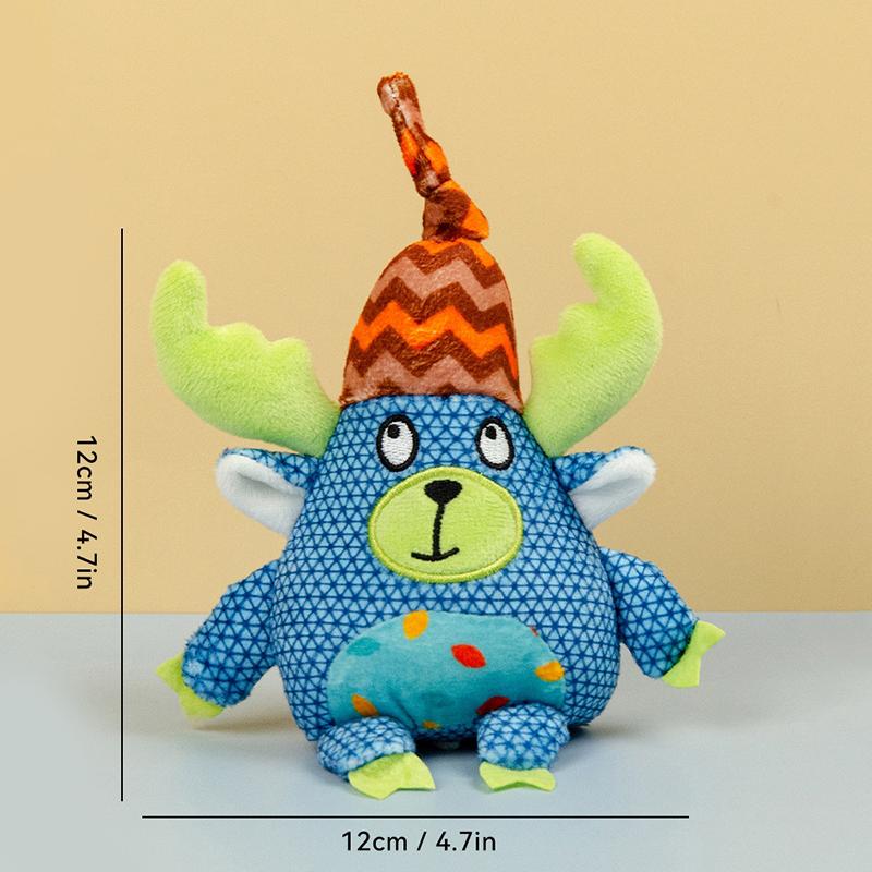 Hund Plüsch Quietschspielzeug Haustier Katze Hund Interaktives Beißspielzeug Tiere Bissfest Interaktives Haustier Hund Zähne Reinigung Kauspielzeug