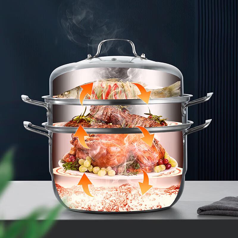 SBD 3-Layer Stainless Steel Steamer Pot