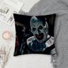 Film Funny T-Terrifier Horror 2 3 Pillow Case Square Double-Sided Printing Short Plush Sofa Cushion Cover Bedroom Bedside Pillow