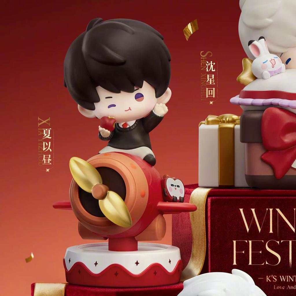 Genuine Anime Love and Deepspace Sylus Caleb Rafayel Zayne Xavier Cosplay Cartoon Figurine Cute Model Garage Kits Christmas Gift