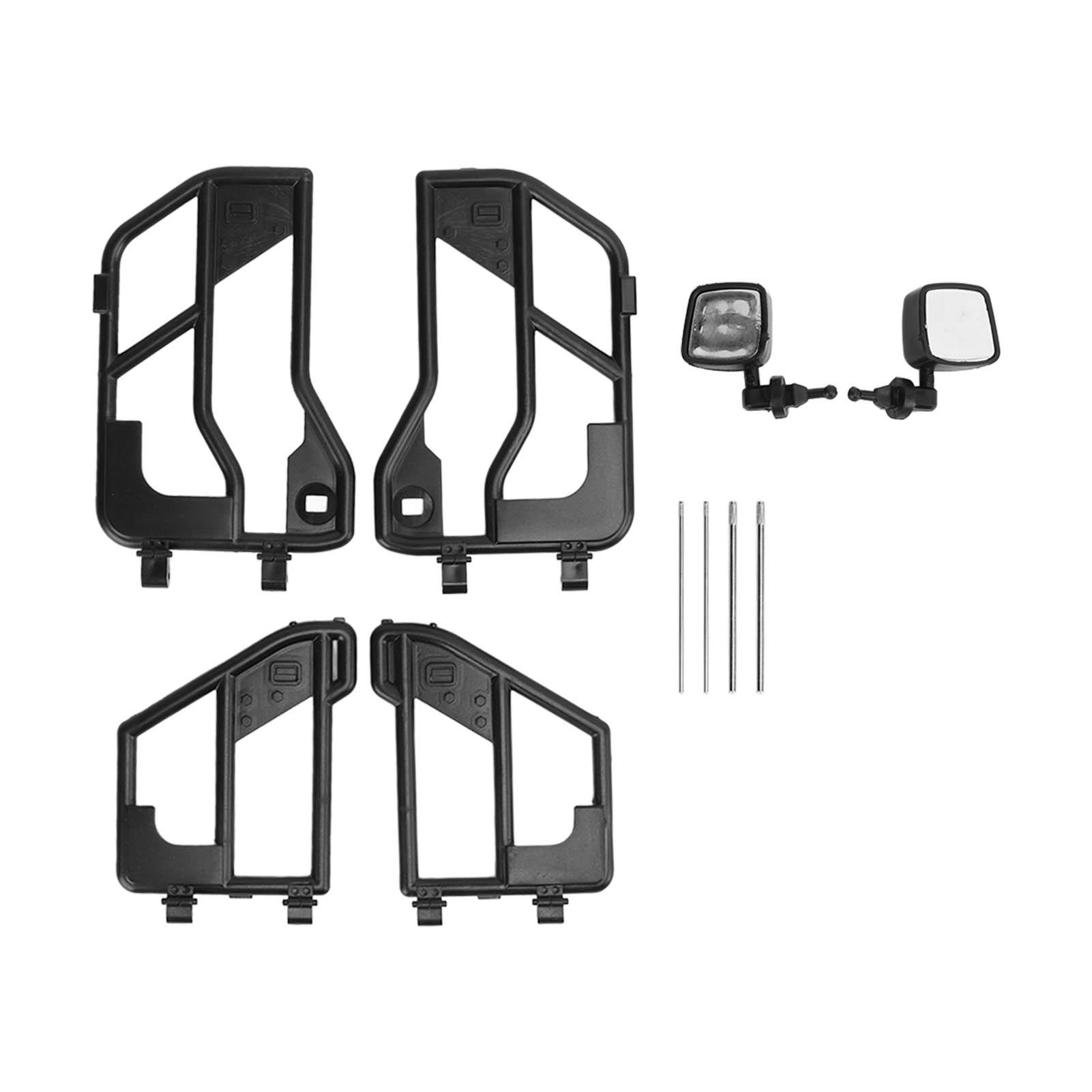 

313mm Wheelbase Tube Doors Rear View Mirror Unassembled Kit for RC Car Body Shell