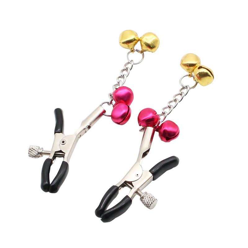 Bell Nipple Clamps for Couples - Kinky Bedroom Fun Adult Toys