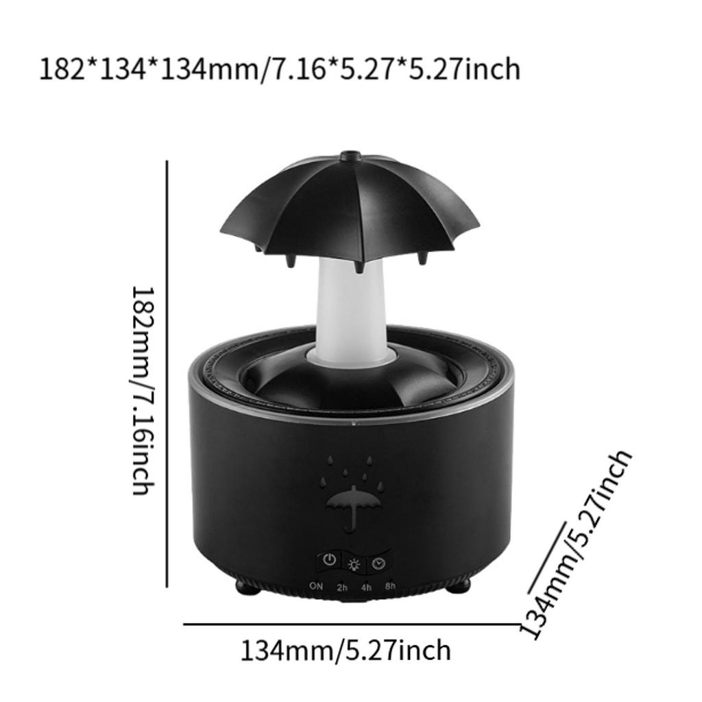 Rain Drop Air Humidifier Mist Humidifier Gift Essential Oil Diffuser LED Night Lights for Yoga Farmhouse Office SPA Housewarming
