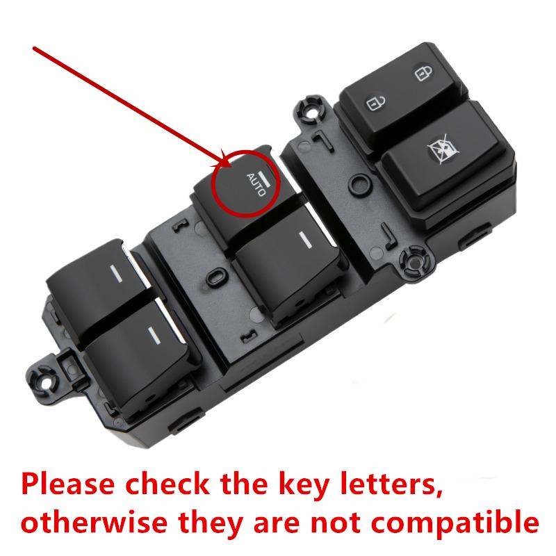 93571-D3050 93571-D3000 Front Left Power Window Switch Button For Hyundai Tucson 2016  93571-D30504X 93570-F80204X AUTO