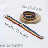 2Pcs  Handmade Rainbow Braid Bracelets Couples Jewelry Gift for Women Men,Fashion Couple Matching Bracelet Jewelry Accessories