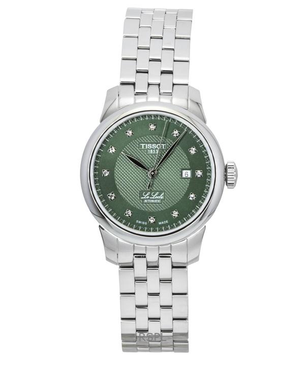 

Tissot Le Locle Stainless Steel Green Dial Automatic T006.207.11.096.00 Women s Watch зелёный