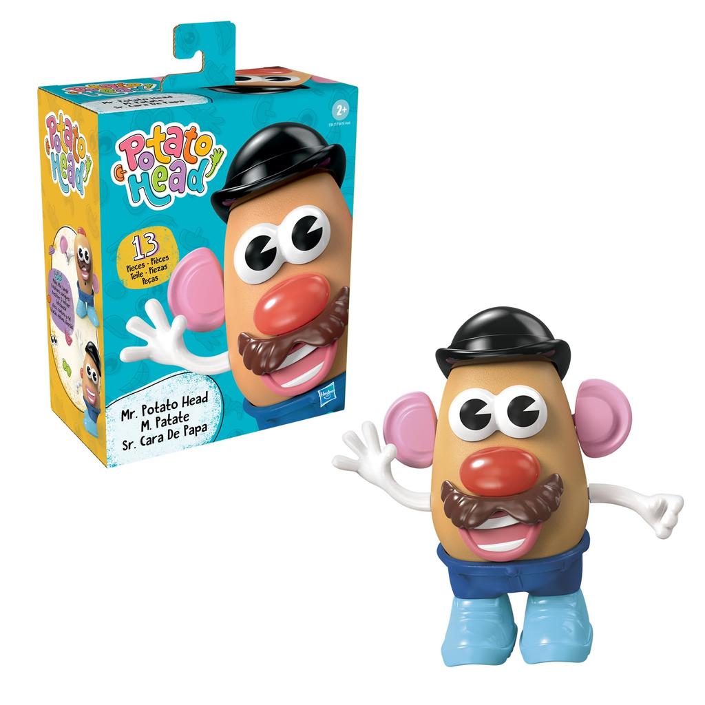 Hasbro Mr. Potato Head Classic Renewal, Ages 2+, Includes 12 Interchangeable Faces, F9417, Authentic