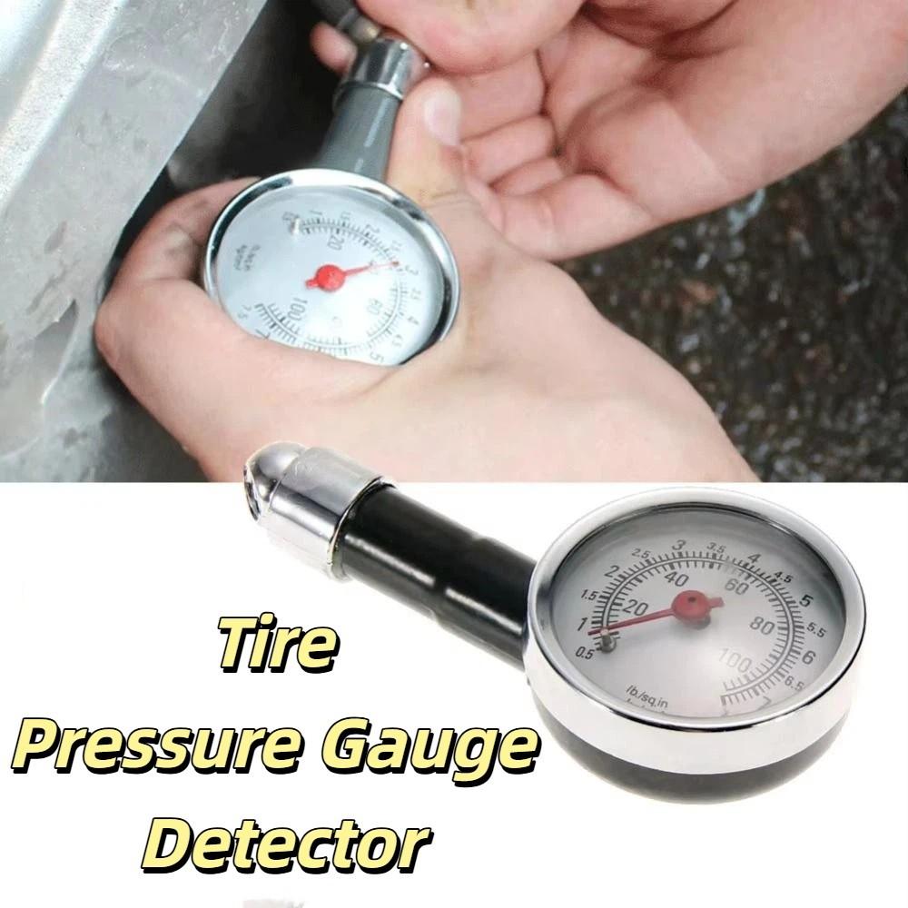 Metal Construction Tire Pressure Gauge High Precision Pressure Monitor  Auto Inflation