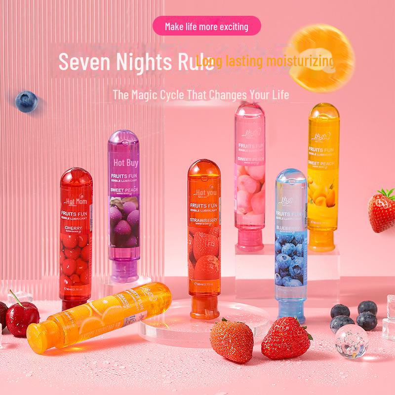 Hot Love Fruit-Flavored Water-Soluble Lubricant, 200 Bottles/Box - Adult Product