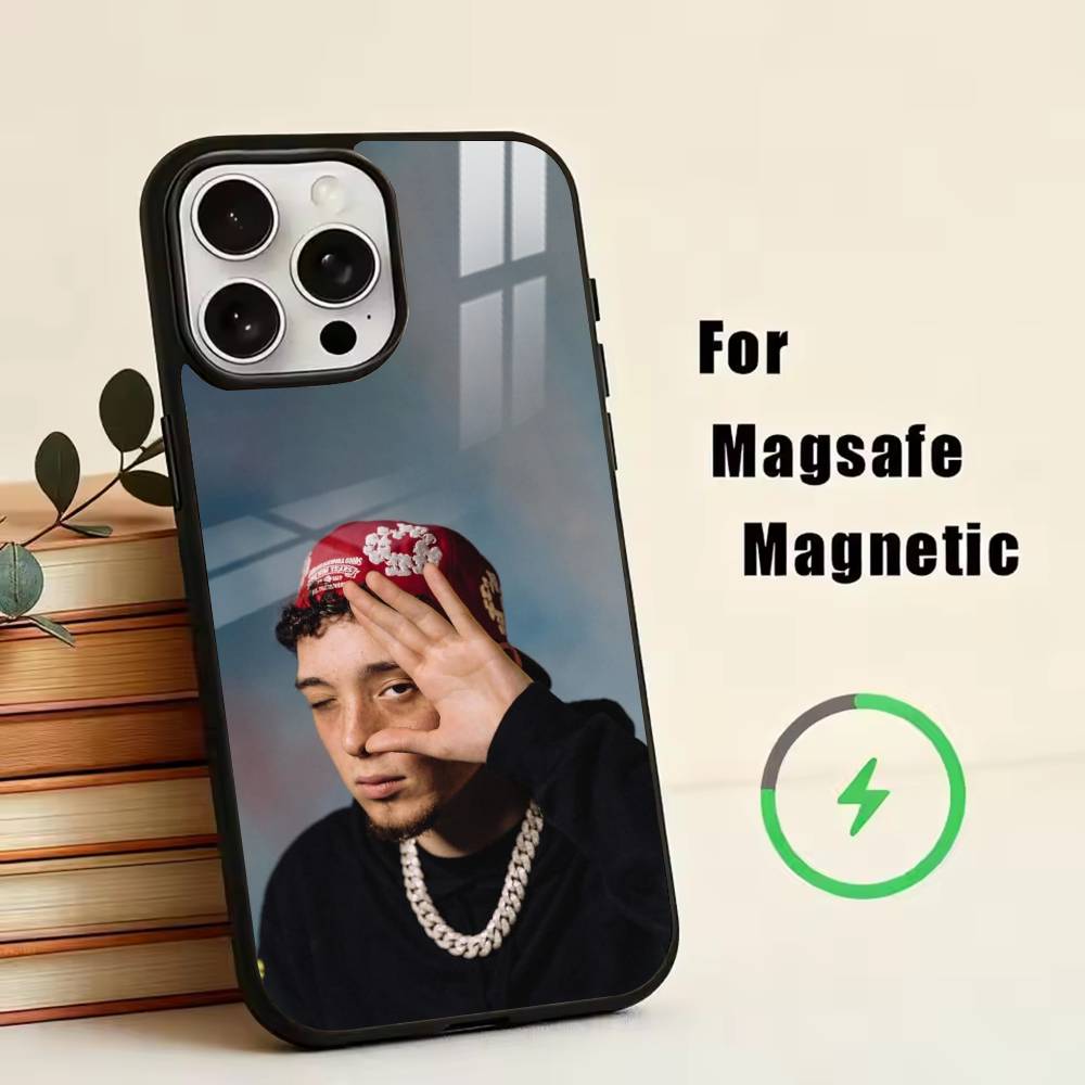 Rapper-Yan Block 111 444 Phone Case For iPhone17,16,15,14,13,12,11 Plus,Pro Magnetic For Magsafe Wireless Charging