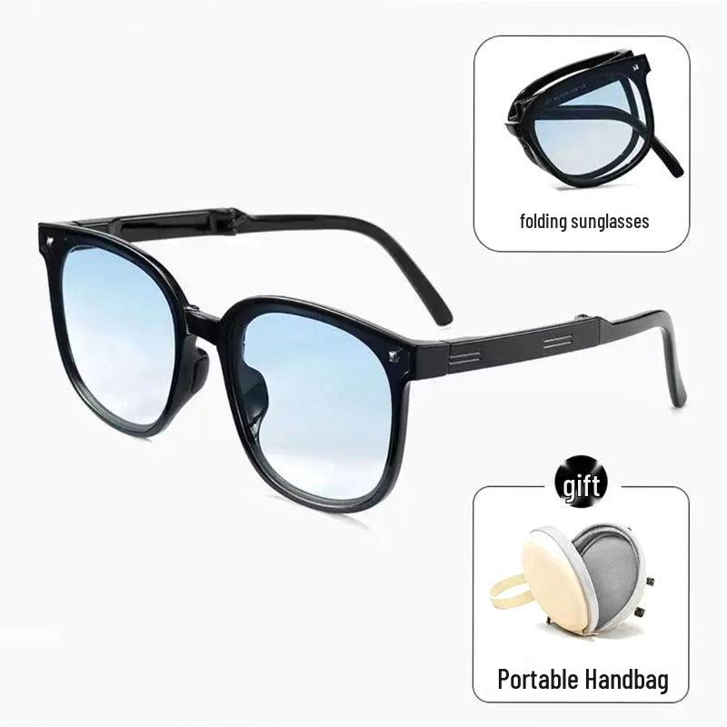 Foldable Women's Sunglasses - Fashionable Sun Protection for Influencers
