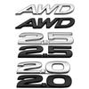 3D Metal AWD 2.0 2.5 Car Styling Rear Trunk Emblem Badge Decal Stickers For Mazda 3 2 5 Atenza Axela CX-5 MX-5 MX-30 CX-9 CX5
