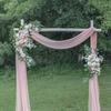 2pcs Elegant Artificial Flower Swags for Wedding Ceremony & Arch Decor - Versatile Home Accent, No Power Needed, for Spring