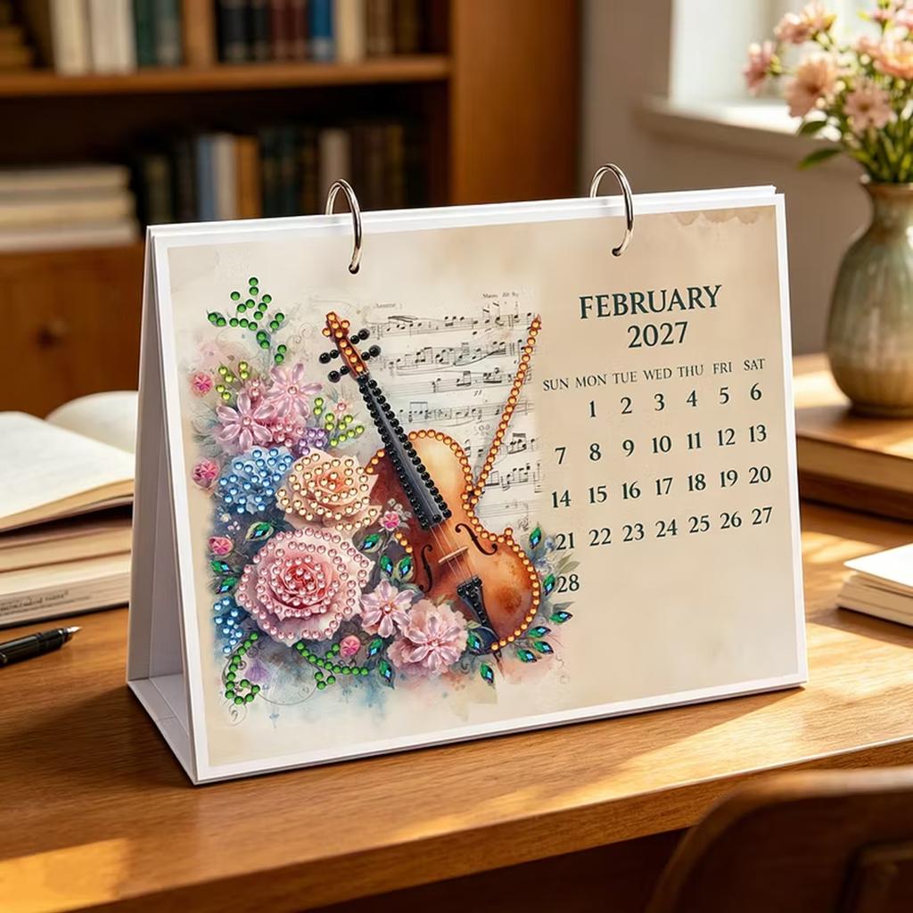2027 Calendar - Seasonal Wall Hanging Calendar, 15 Inches