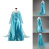 Elegant Long Sleeve Tutu Dress For Kids Girls Frozen Snow Queen Elsa Costume