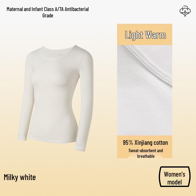 Class A Pure Cotton Thermal Underwear Set for Couples: Thin, Elastic, Warm Winter Wear for Men & Women