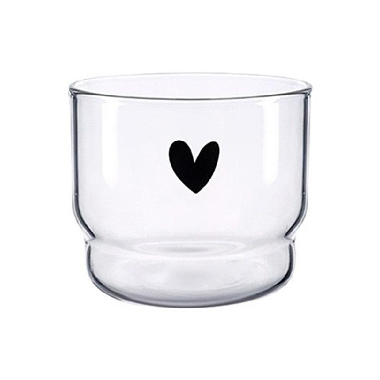 Pohodlné skleněné hrnky do mikrovlnné trouby Unikátní skleněné hrnky vhodné do mikrovlnné trouby s elegantním úsměvem pro šťastnou náladu