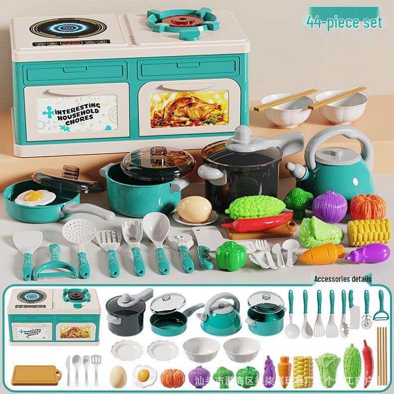 Children's Kitchen Toy Set: Role-Playing Simulation Stove for Boys and Girls