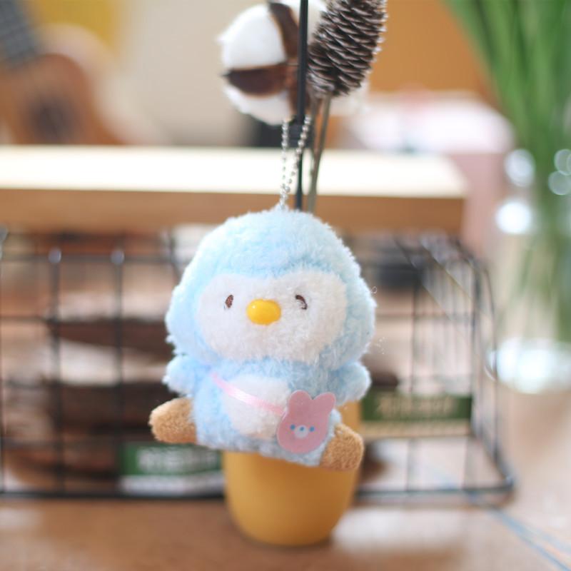 Adorable Cute Plush Penguin Keychain Soft Stuffed Animal Toy For Kids And Adults