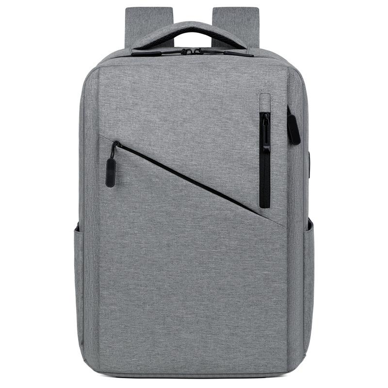 

TS JYL laptop bag,Large Laptop Simple Business Backpack Multi Men Commute College School OneSize серый