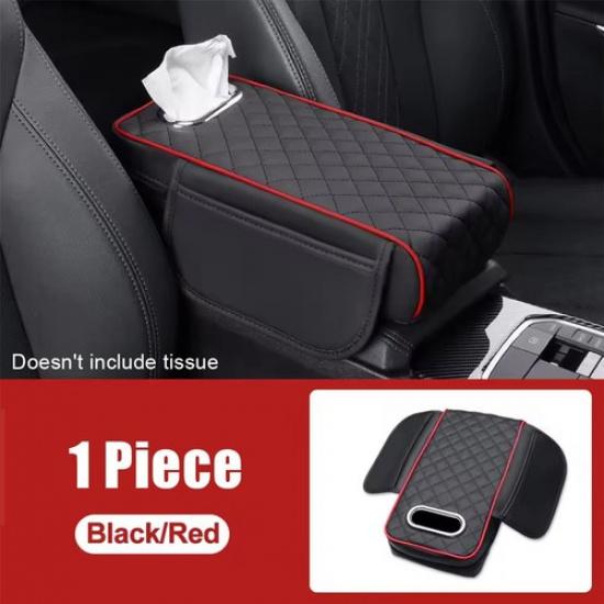 Car Auto Armrest Pad Cover Center Console Box PU Leather Cushion Mat Accessories