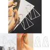 Trendy Geometric Alloy Earrings For Women Fashionable Street Style Jewelry