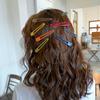 Vibrant Candy Color Hairpin for Girls - Japanese & Korean Style Clip for Bangs & Side Hair