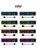 LED Multi-Functional Alarm Clock with Ambient Light and Simple Design, Model 5523